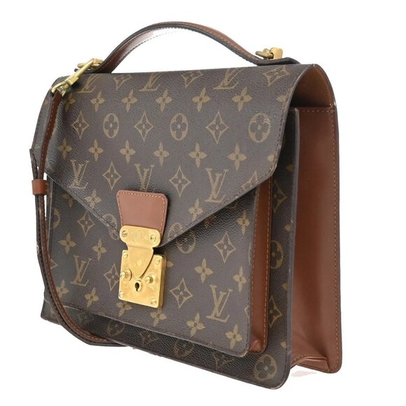 LOUIS VUITTON Monceau 28 2Way Shoulder Hand Bag Monogram Leather M51185 76KB100 - Picture 2 of 16